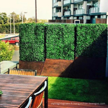 Maison et jardin durable paroi artificielle de haie pour panneau de clôture